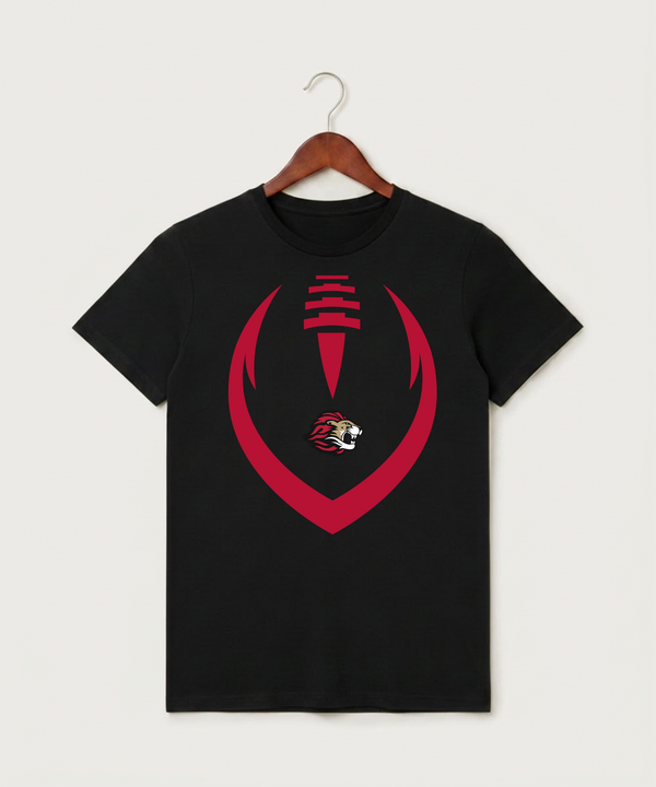 Spring Grove High School Football (Boys) - Black T-Shirt - Full Front