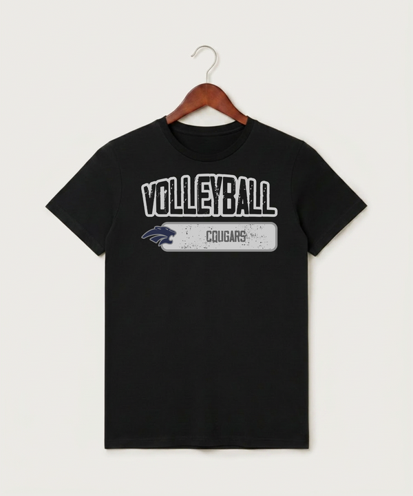 Zumbrota Mazeppa High School Volleyball (Girls) - Black T-Shirt - Full Front