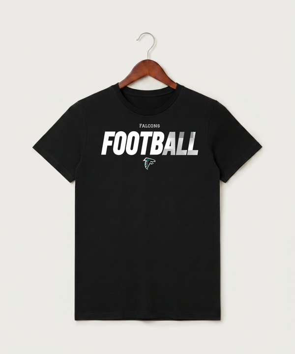 Fillmore Central High School Football (Boys) - Black T-Shirt - Full Front