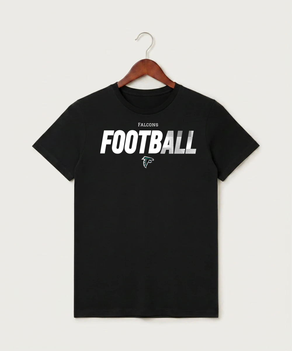 Fillmore Central High School Football (Boys) - Black T-Shirt - Full Front