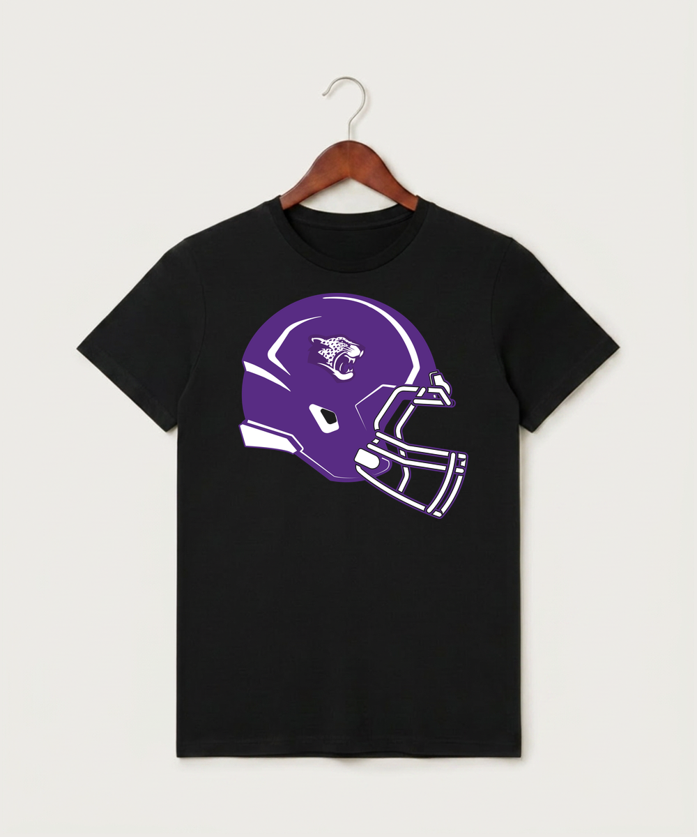 Granada-Huntley-East Chain/Truman Football (Boys) - Black T-Shirt - Full Front