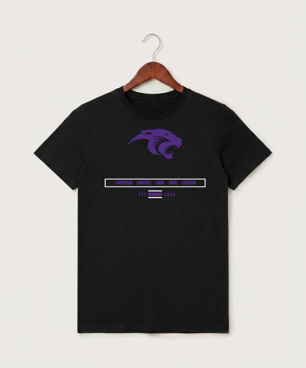 Glencoe Silver Lake High School Athletics - Black T-Shirt - Full Front