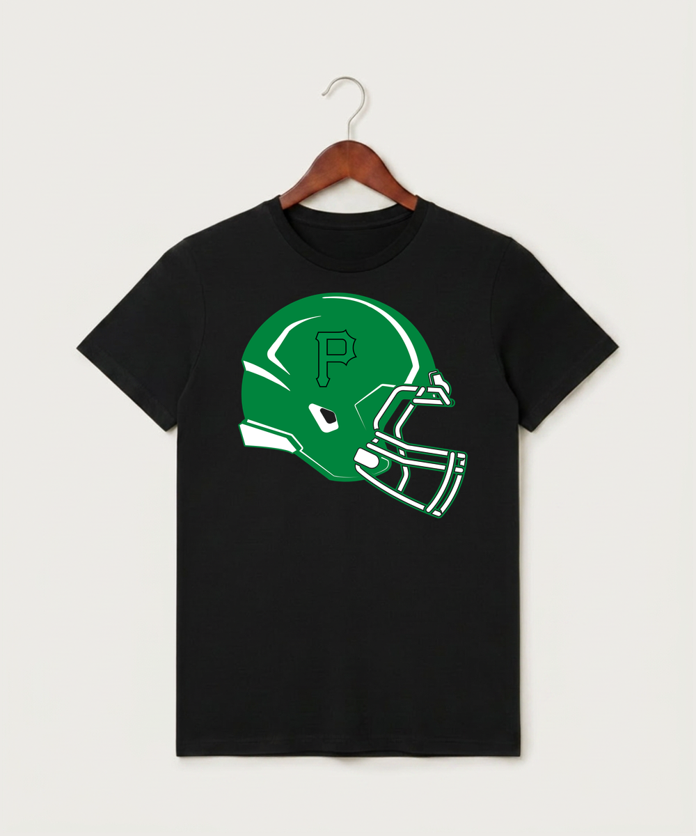 Pipestone Area High School Football (Boys) - Black T-Shirt - Full Front