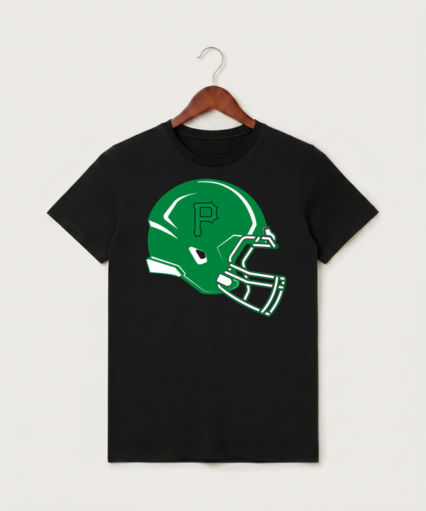 Pipestone Area High School Football (Boys) - Black T-Shirt - Full Front