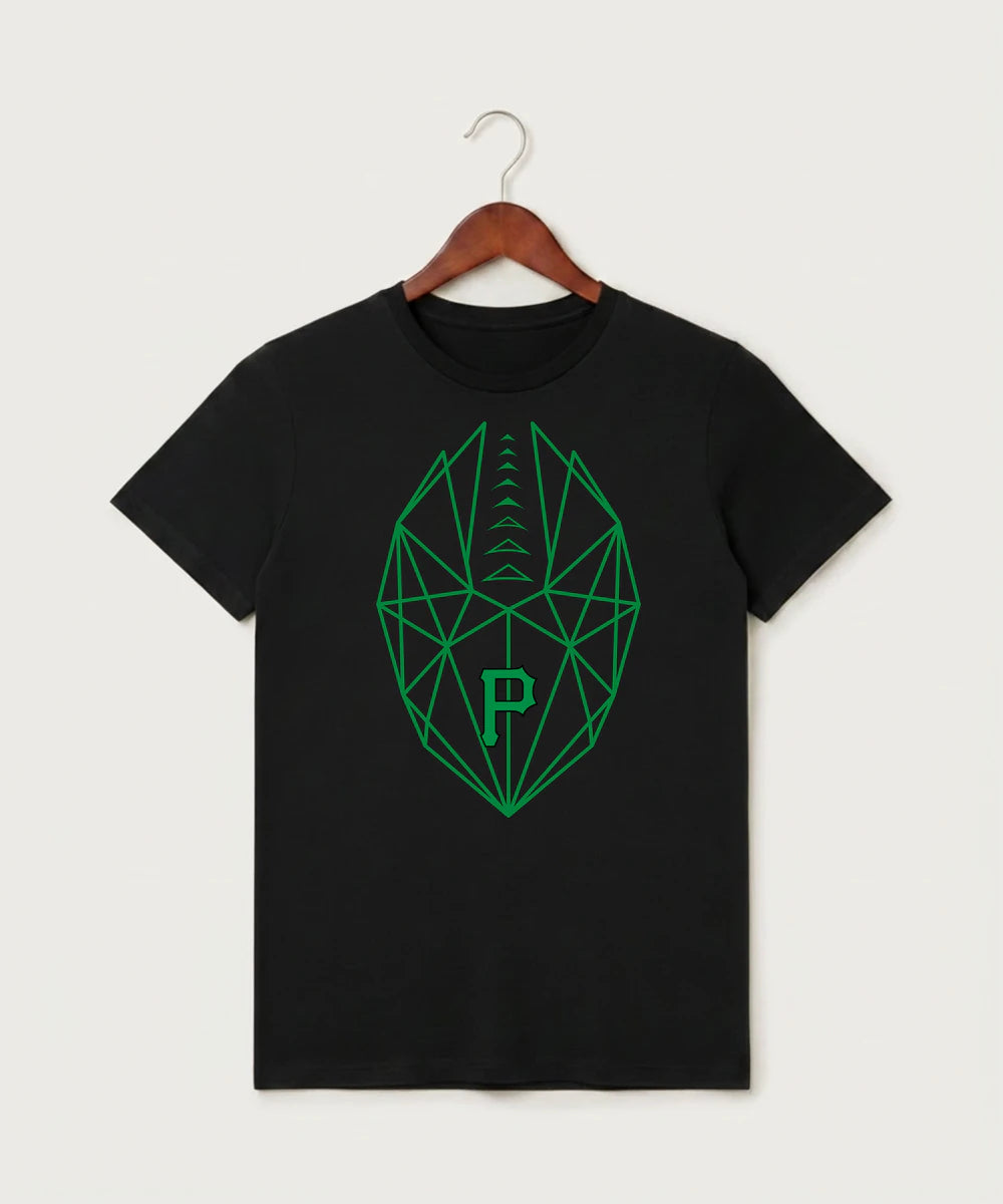 Pipestone Area High School Football (Boys) - Black T-Shirt - Full Front