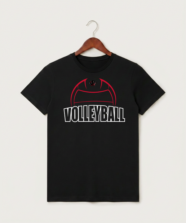 Tracy-Milroy-Balaton High School Volleyball (Girls) - Black T-Shirt - Full Front