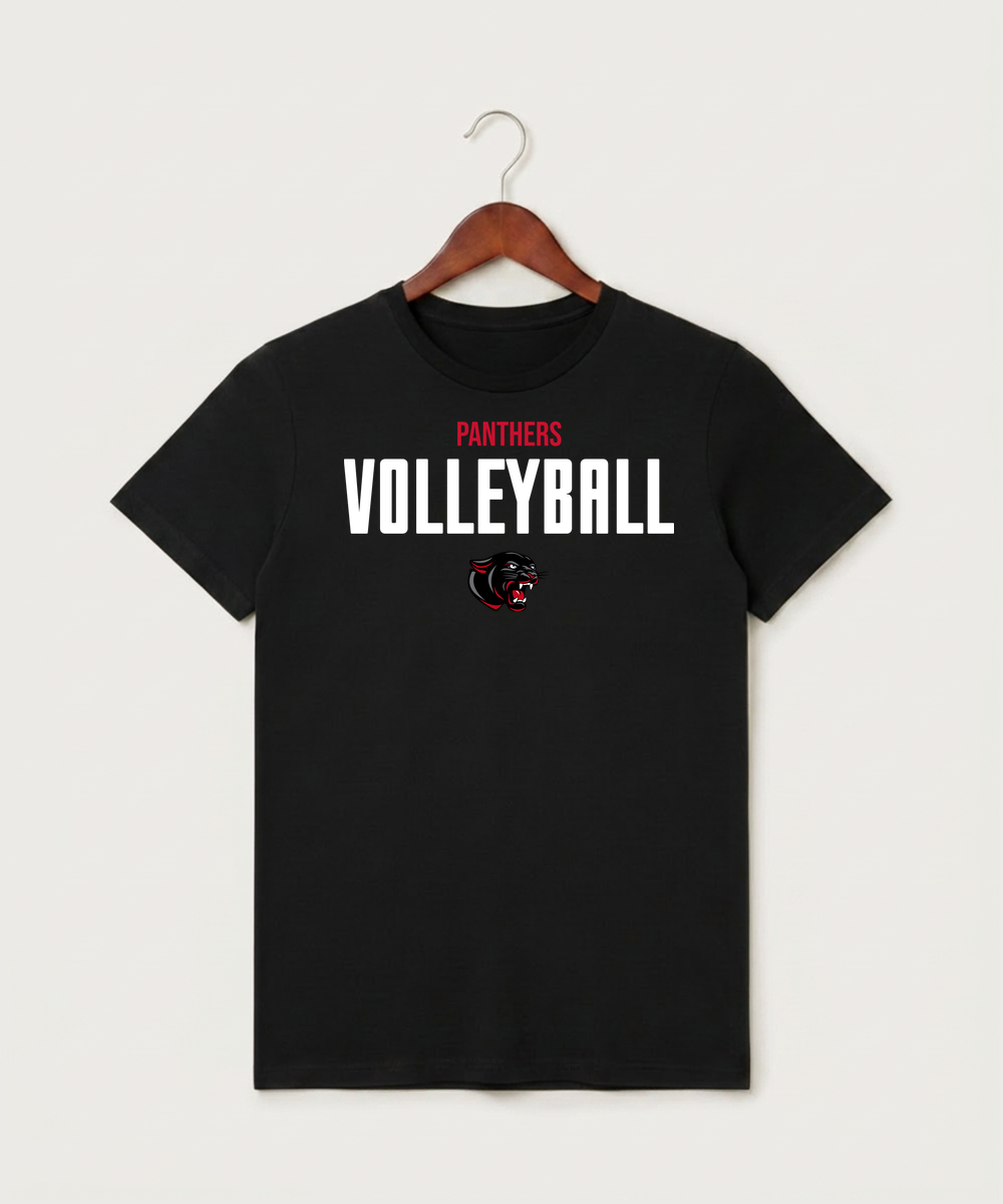 Tracy-Milroy-Balaton High School Volleyball (Girls) - Black T-Shirt - Full Front