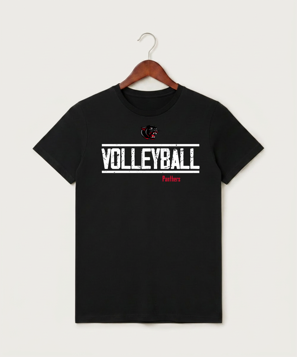 Tracy-Milroy-Balaton High School Volleyball (Girls) - Black T-Shirt - Full Front