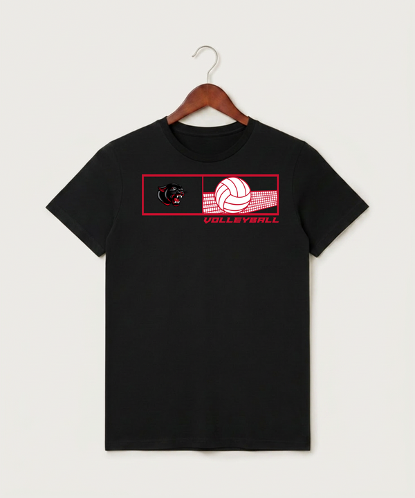Tracy-Milroy-Balaton High School Volleyball (Girls) - Black T-Shirt - Full Front