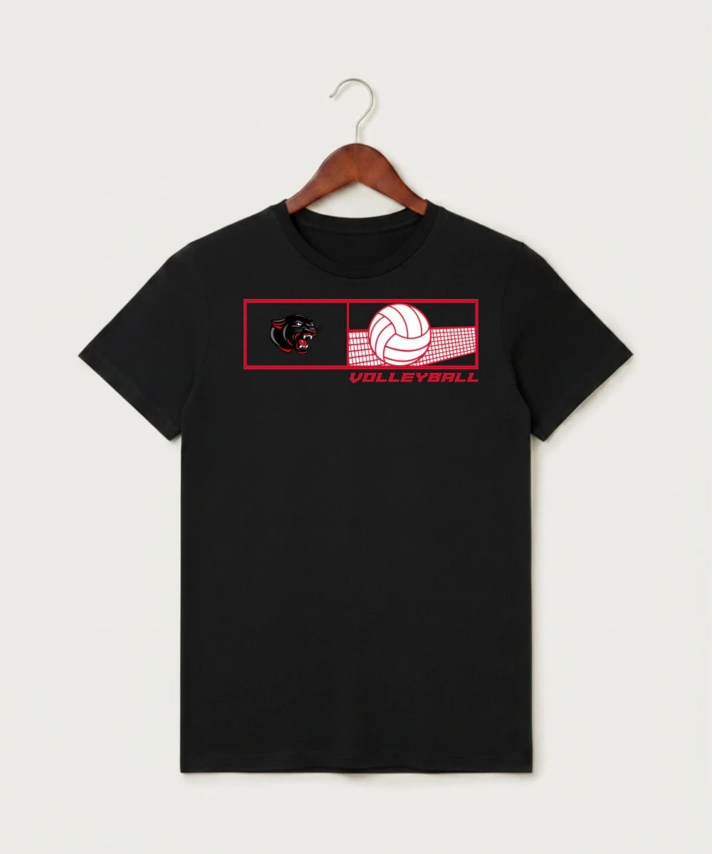 Tracy-Milroy-Balaton High School Volleyball (Girls) - Black T-Shirt - Full Front