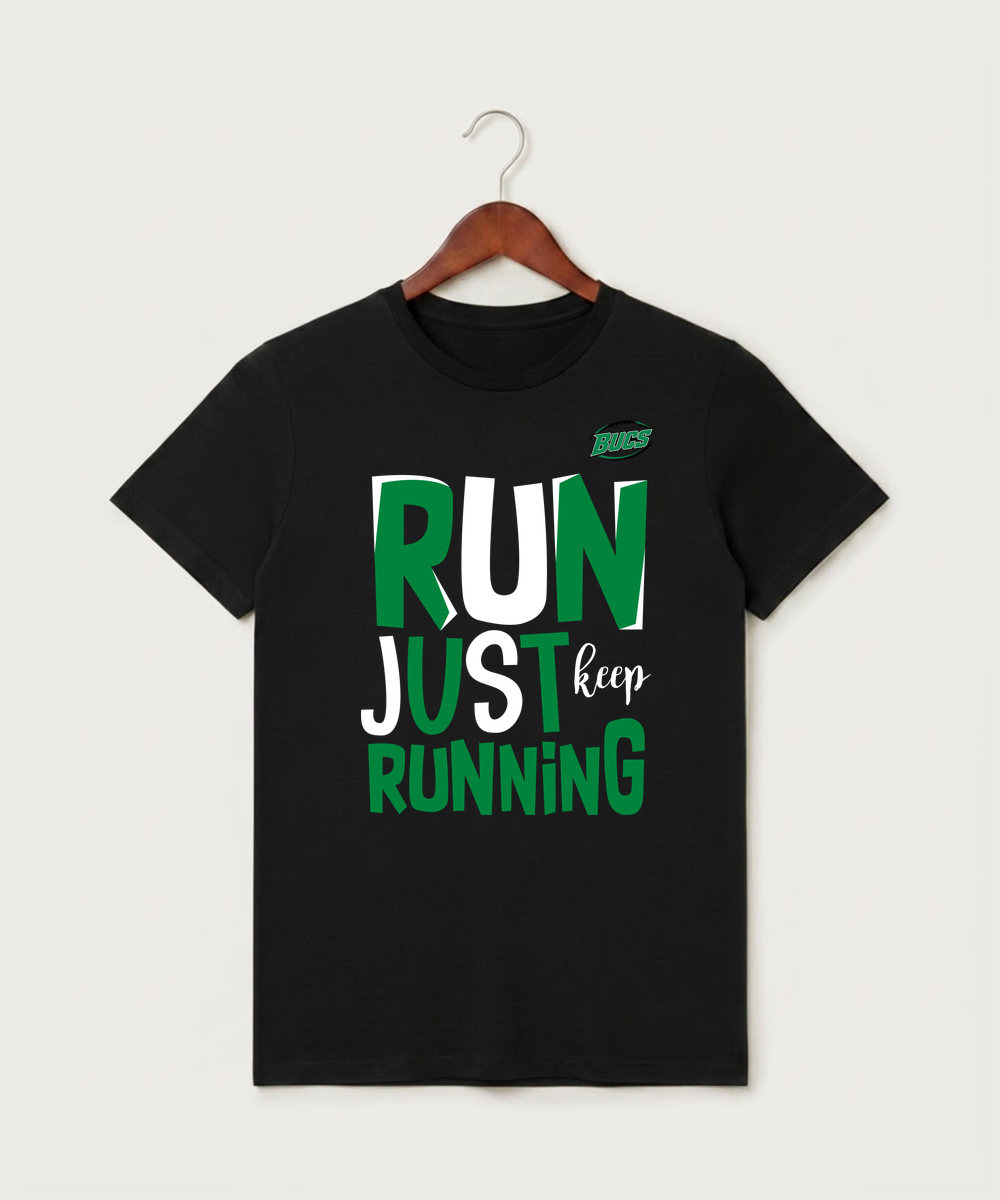 Waterville-Elysian-Morristown High School Football (Boys) - Black T-Shirt - Full Front