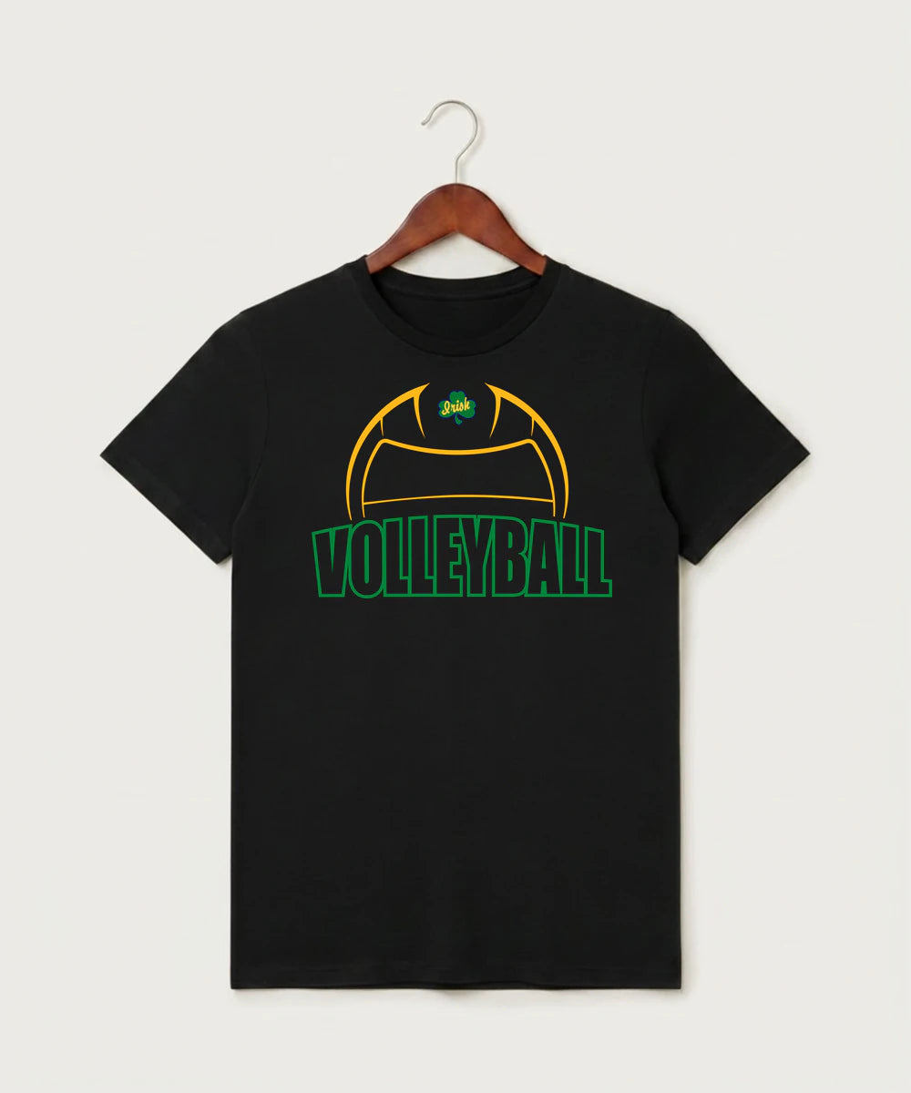 Rosemount High School Volleyball (Girls) - Black T-Shirt - Full Front