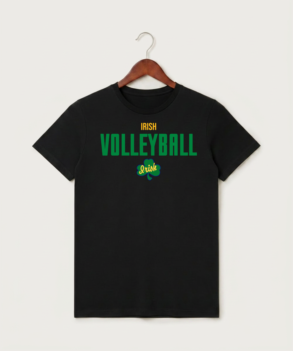 Rosemount High School Volleyball (Girls) - Black T-Shirt - Full Front