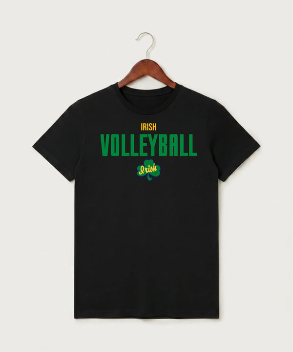 Rosemount High School Volleyball (Girls) - Black T-Shirt - Full Front