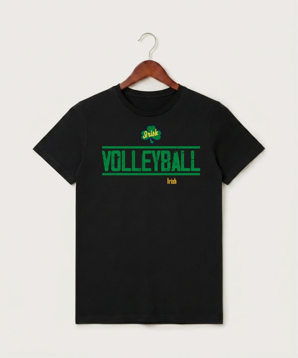 Rosemount High School Volleyball (Girls) - Black T-Shirt - Full Front