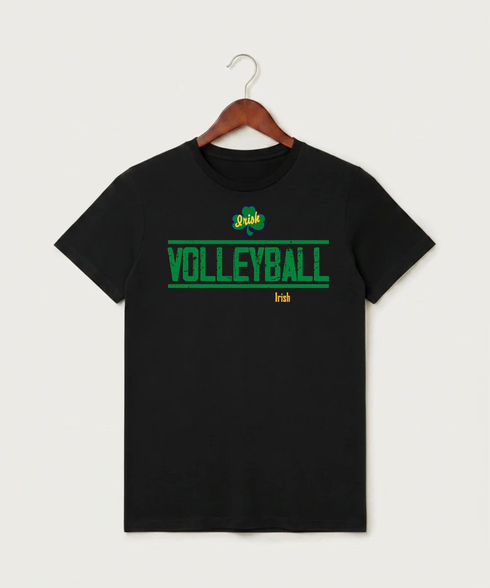 Rosemount High School Volleyball (Girls) - Black T-Shirt - Full Front