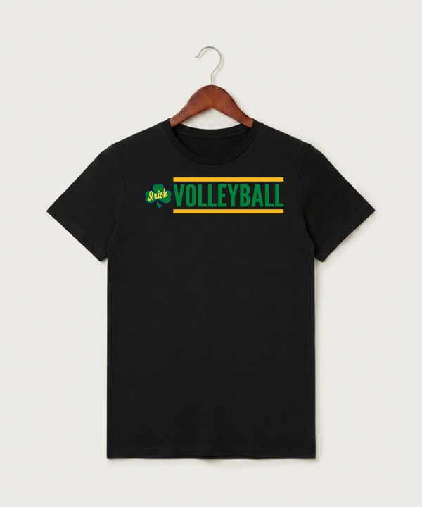Rosemount High School Volleyball (Girls) - Black T-Shirt - Full Front