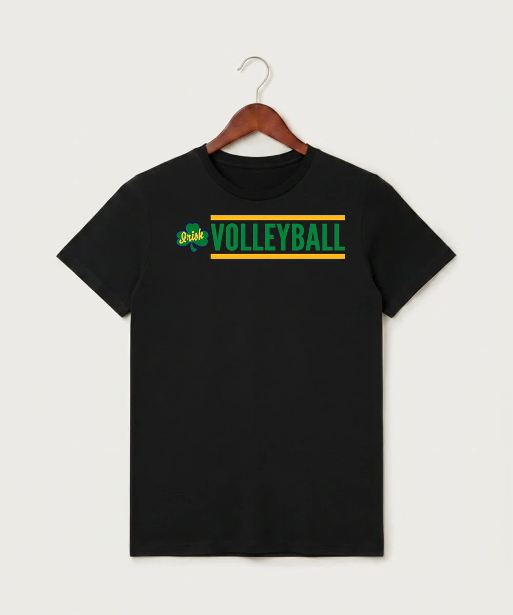 Rosemount High School Volleyball (Girls) - Black T-Shirt - Full Front