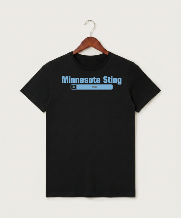 Minnesota Sting Athletics - Black T-Shirt - Full Front