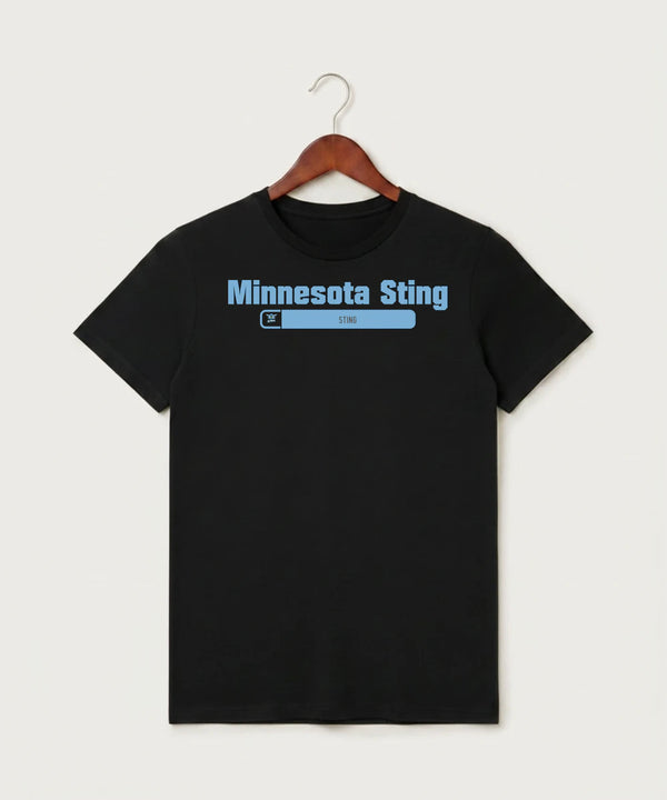 Minnesota Sting Athletics - Black T-Shirt - Full Front