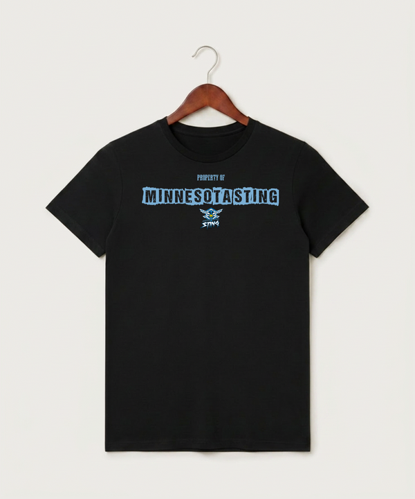 Minnesota Sting Athletics - Black T-Shirt - Full Front