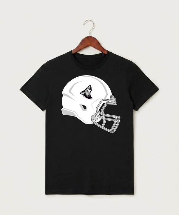 Heron Lake-Okabena High School Football (Boys) - Black T-Shirt - Full Front