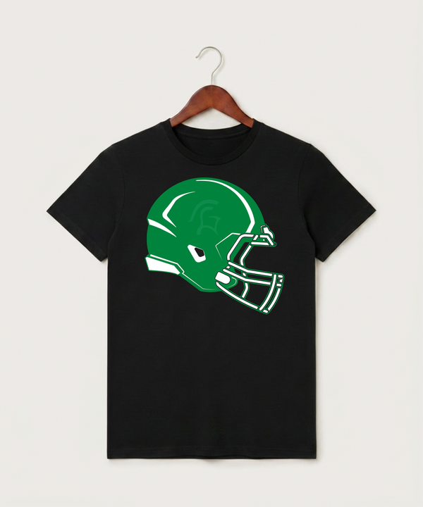 La Crescent High School Football (Boys) - Black T-Shirt - Full Front