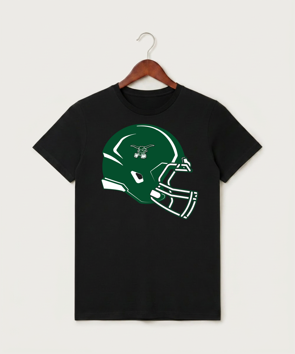 West Fargo High School Football (Boys) - Black T-Shirt - Full Front