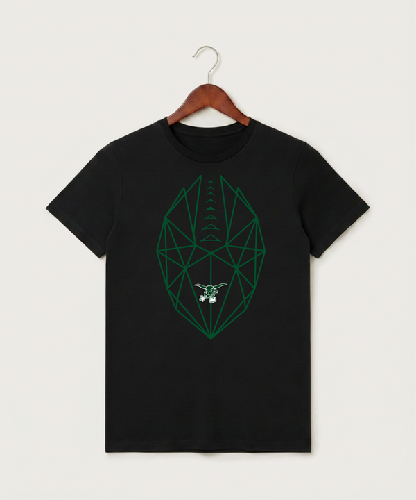 West Fargo High School Football (Boys) - Black T-Shirt - Full Front