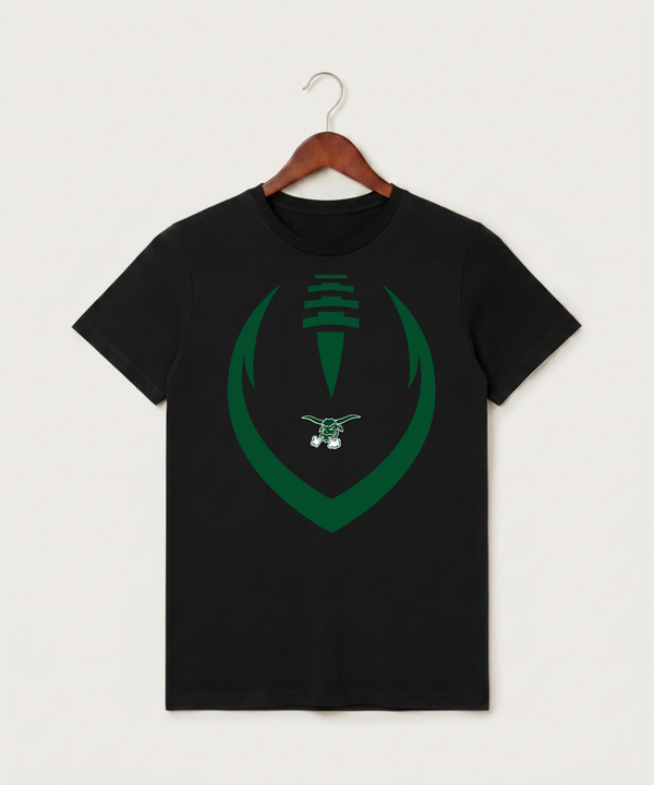 West Fargo High School Football (Boys) - Black T-Shirt - Full Front