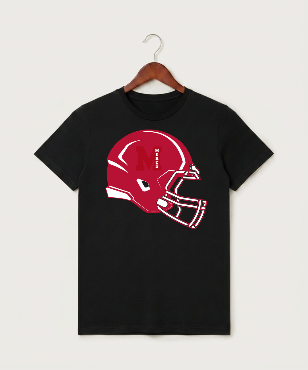 Mcgregor High School Football (Boys) - Black T-Shirt - Full Front