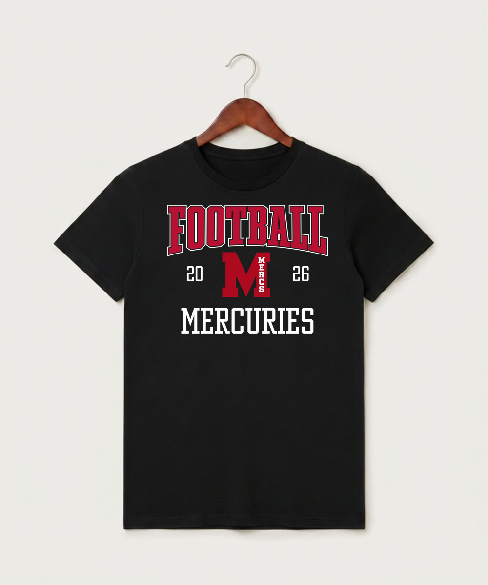 Mcgregor High School Football (Boys) - Black T-Shirt - Full Front