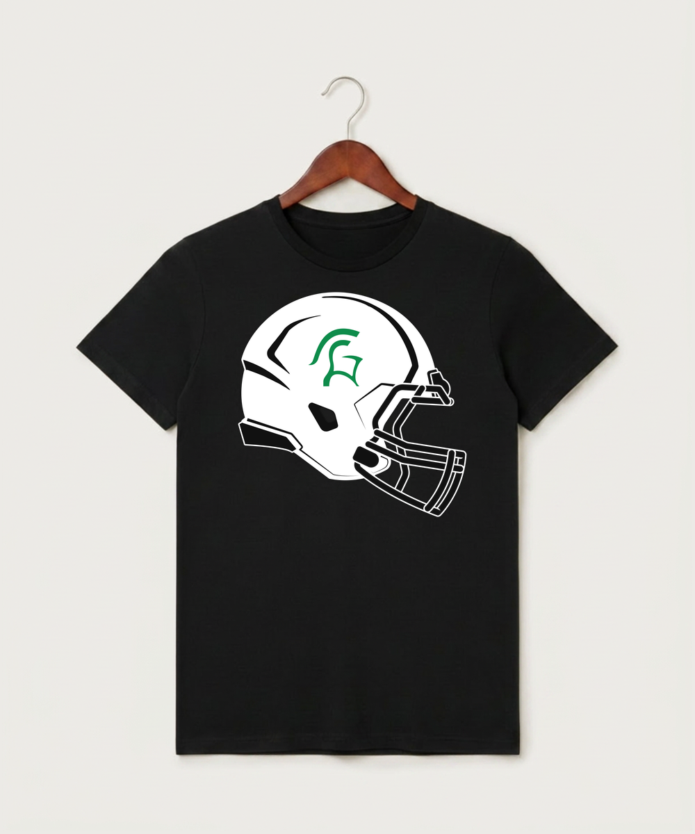 La Crescent High School Football (Boys) - Black T-Shirt - Full Front