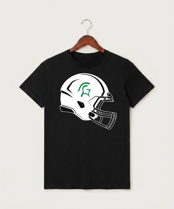 La Crescent High School Football (Boys) - Black T-Shirt - Full Front