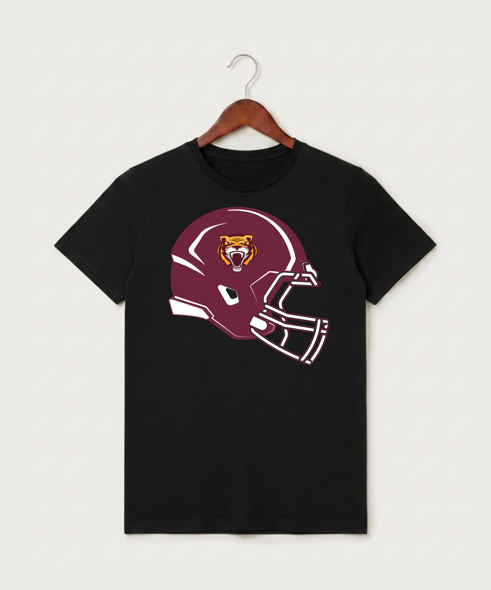 Stewartville High School Football (Boys) - Black T-Shirt - Full Front