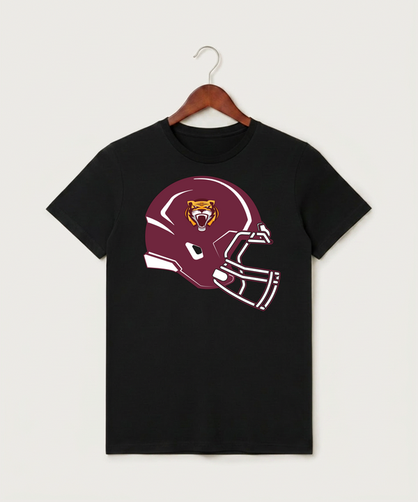 Stewartville High School Football (Boys) - Black T-Shirt - Full Front