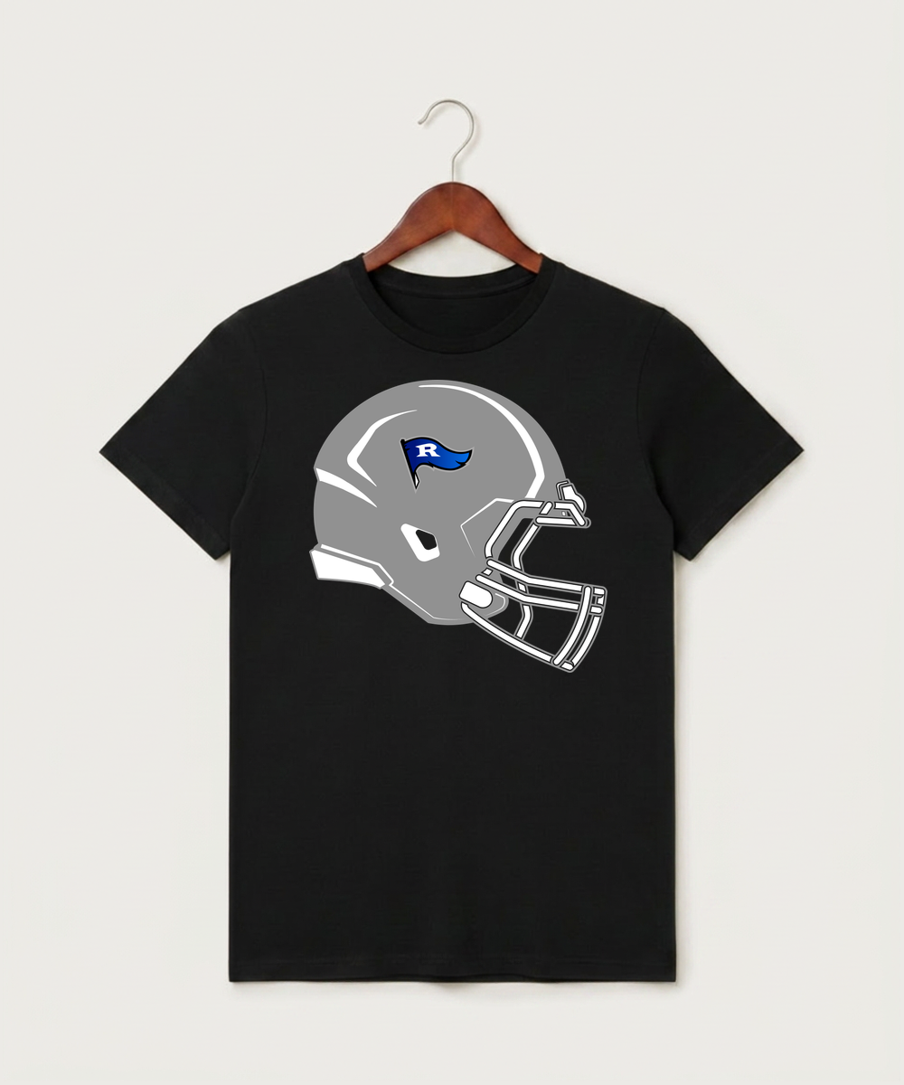 Red Lake County Central Football (Boys) - Black T-Shirt - Full Front