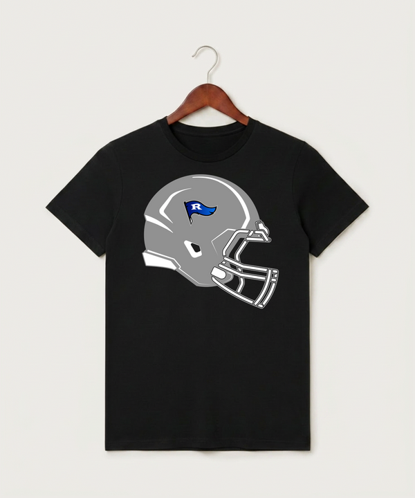 Red Lake County Central Football (Boys) - Black T-Shirt - Full Front