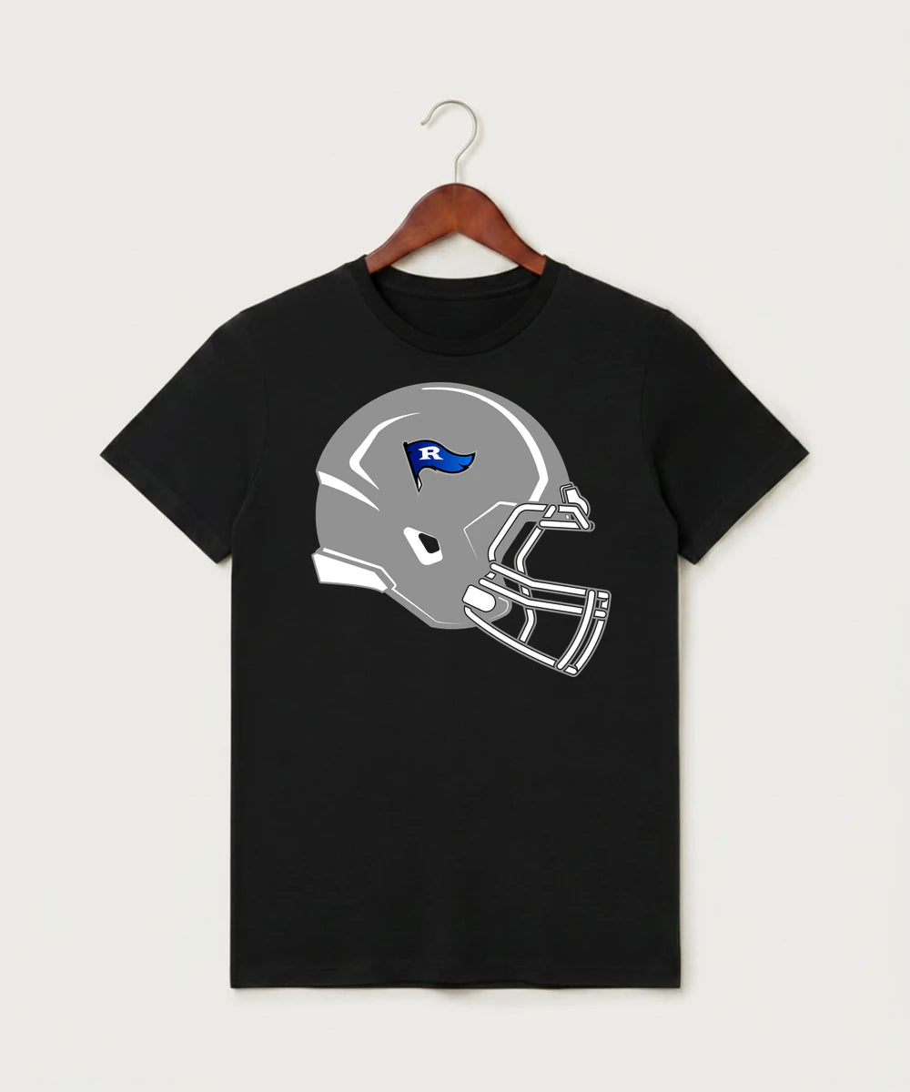 Red Lake County Central Football (Boys) - Black T-Shirt - Full Front