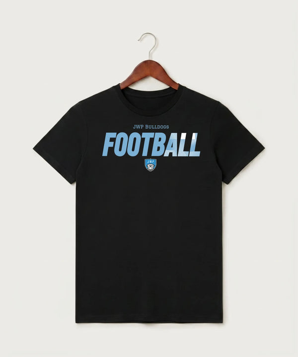 Janesville Waldorf Pemberton Football (Boys) - Black T-Shirt - Full Front