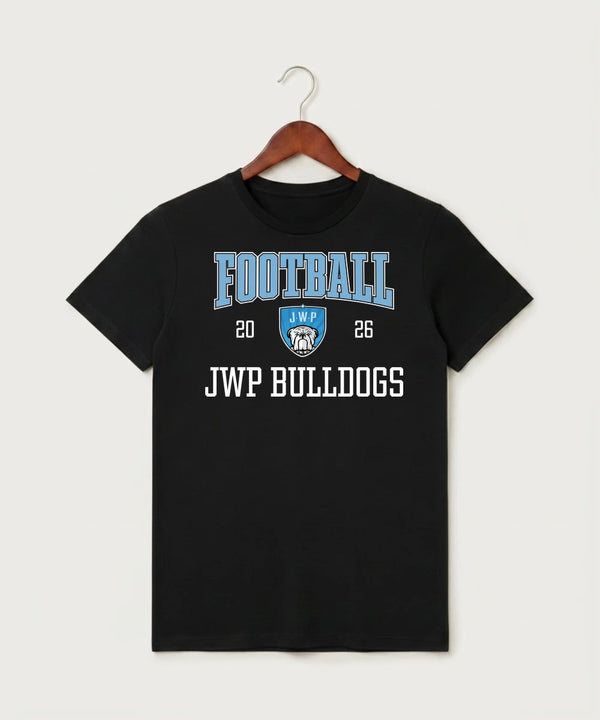 Janesville Waldorf Pemberton Football (Boys) - Black T-Shirt - Full Front