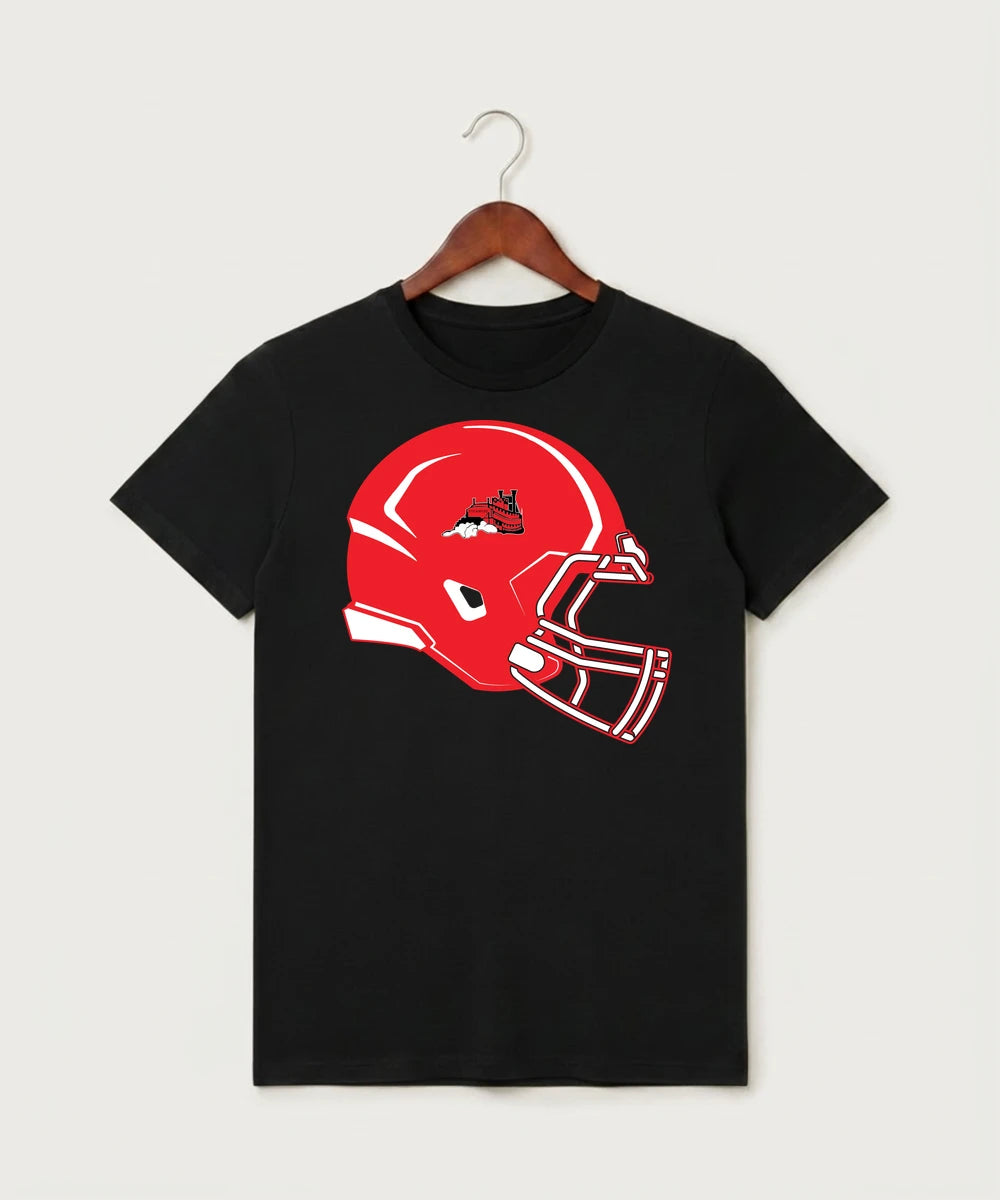 Fulton High School Football (Boys) - Black T-Shirt - Full Front