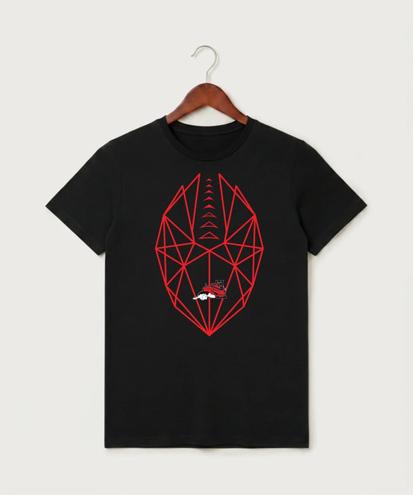 Fulton High School Football (Boys) - Black T-Shirt - Full Front