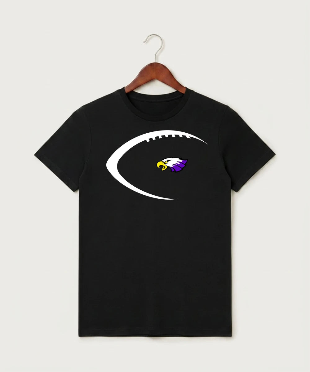 Red Wing High School Football - Black T-Shirt - Full Front