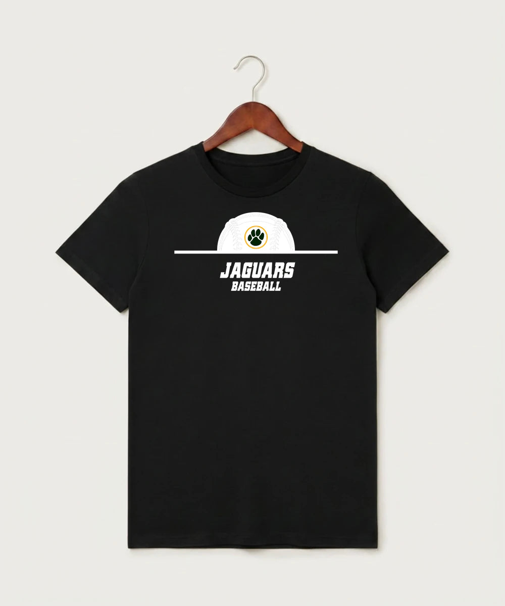 Ashwaubenon High School Baseball (Boys) - Black T-Shirt - Full Front