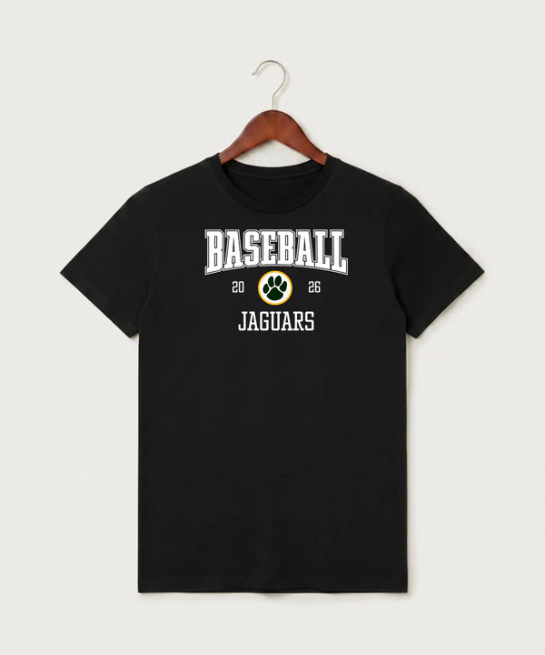 Ashwaubenon High School Baseball (Boys) - Black T-Shirt - Full Front