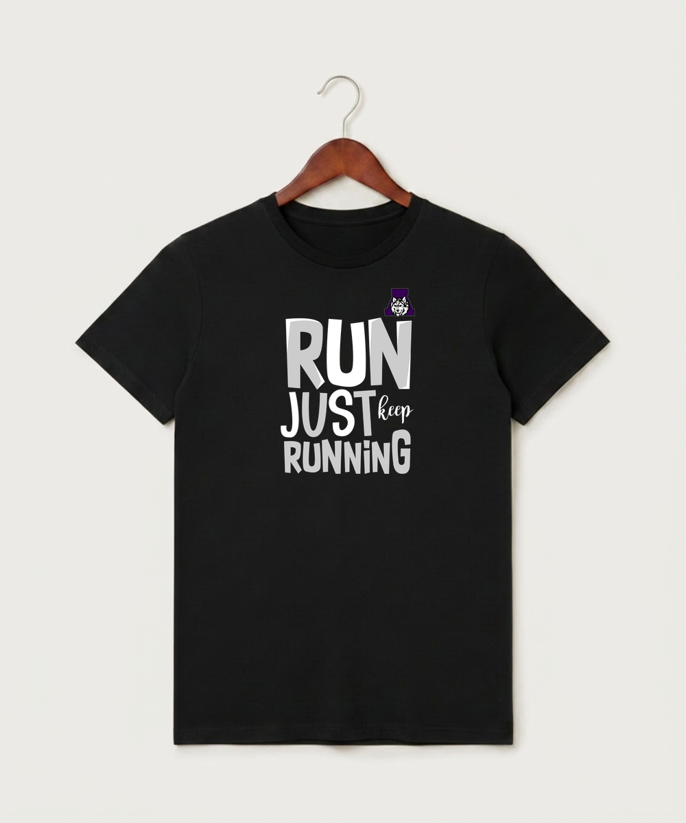 Albany High School Athletics - Black T-Shirt - Full Front