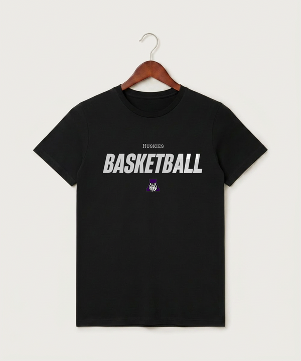 Albany High School Basketball (Boys) - Black T-Shirt - Full Front