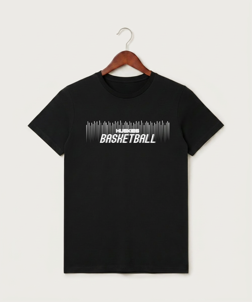 Albany High School Basketball (Boys) - Black T-Shirt - Full Front