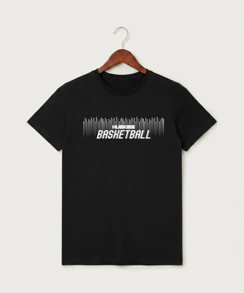 Albany High School Basketball (Boys) - Black T-Shirt - Full Front